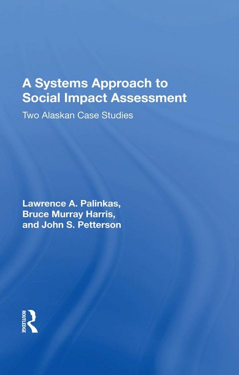 Produktbild: A Systems Approach to Social Impact Assessment