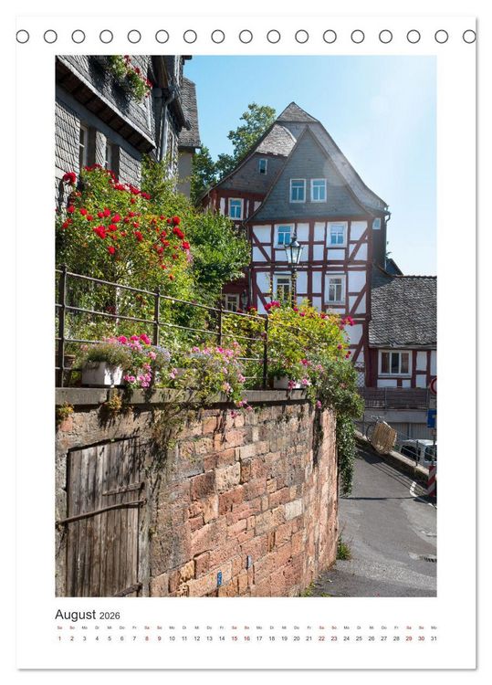 Produktbild: Mein Marburg (Tischkalender 2026 DIN A5 hoch), CALVENDO Monatskalender