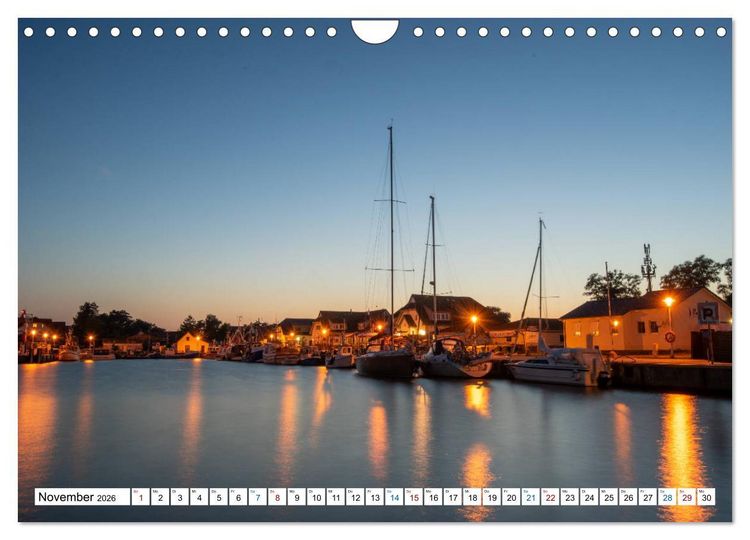 Produktbild: Schiff und Segel - HIDDENSEE (Wandkalender 2026 DIN A4 quer), CALVENDO Monatskalender