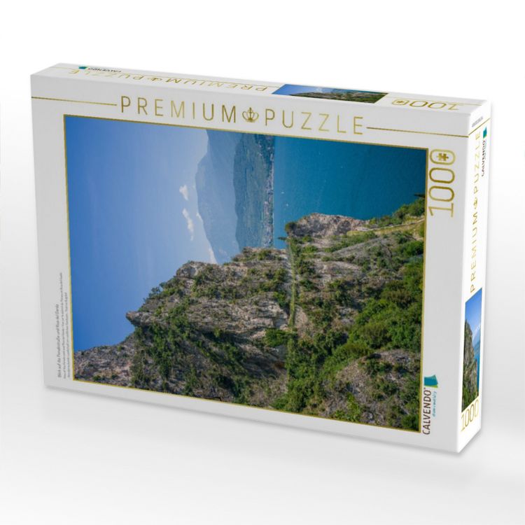 Produktbild: CALVENDO Puzzle Blick auf die Ponalestra&szlig;e und Riva del Garda | 1000 Teile Lege-Gr&ouml;&szlig;e 64x48cm Foto-Puzzle f&uuml;r gl&uuml;ckliche Stunden