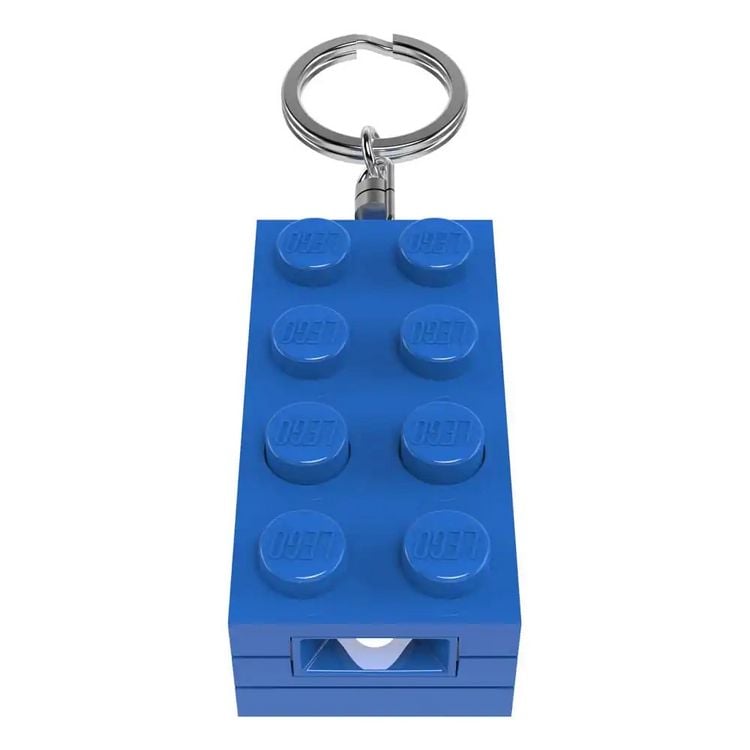Produktbild: LEGO Stein-Blau Schl&uuml;sselanh&auml;nger mit Taschenlampe