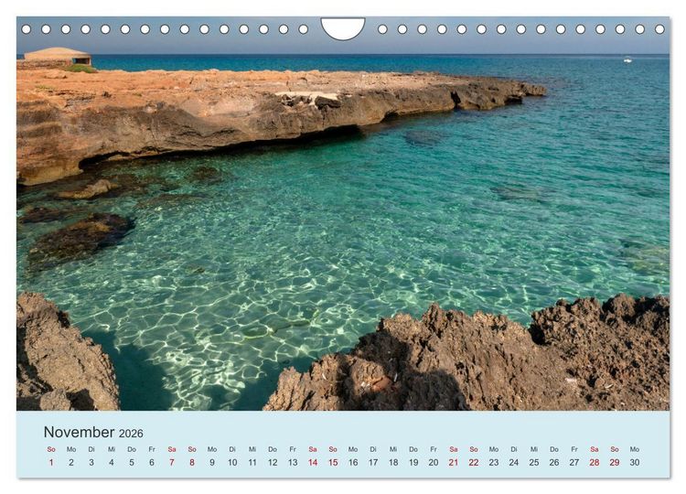 Produktbild: Sizilien &ndash; Die Insel, auf der es keinen Winter gibt (Wandkalender 2026 DIN A4 quer), CALVENDO Monatskalender