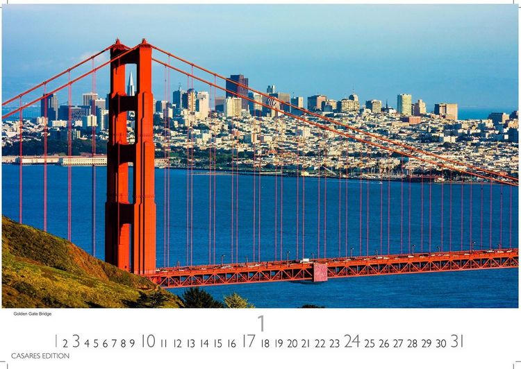 Produktbild: USA Kalender 2027 &ndash; Wandkalender | Fotokalender Nordamerika 24x35cm &ndash; Atemberaubende Bilder aus den Vereinigten Staaten, ideal als Wanddeko und Geschenkidee
