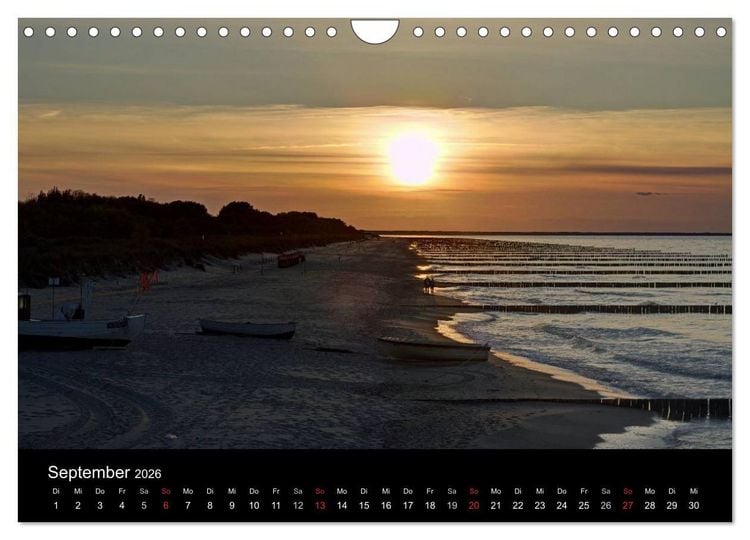 Produktbild: Impressionen von der Insel Usedom (Wandkalender 2026 DIN A4 quer), CALVENDO Monatskalender
