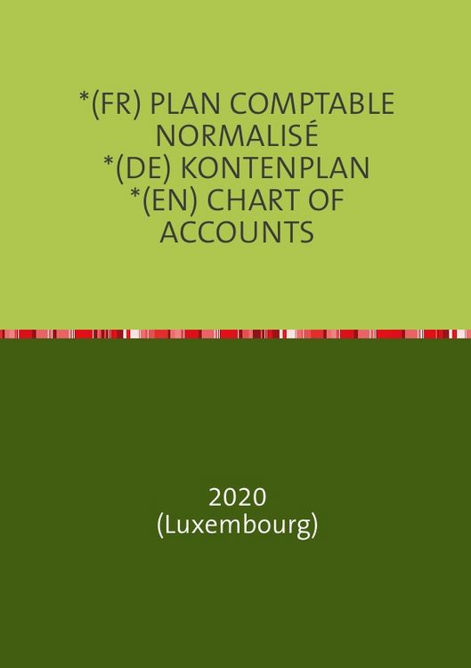 Produktbild: *(fr) Plan Comptable Normalis&eacute; *(de) Kontenplan *(en) Chart Of Accounts