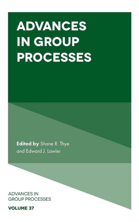 Produktbild: Advances in Group Processes