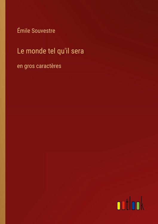 Produktbild: Le monde tel qu'il sera