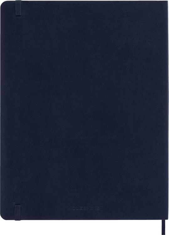 Produktbild: Moleskine 12 Monate Tageskalender 2027, XL, 1 Tag = 1 Seite, rechts linierte Seite, Weicher Einband, Saphir