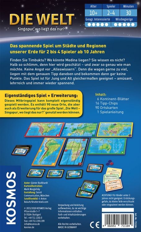 Produktbild: Die Welt Mitbringspiel