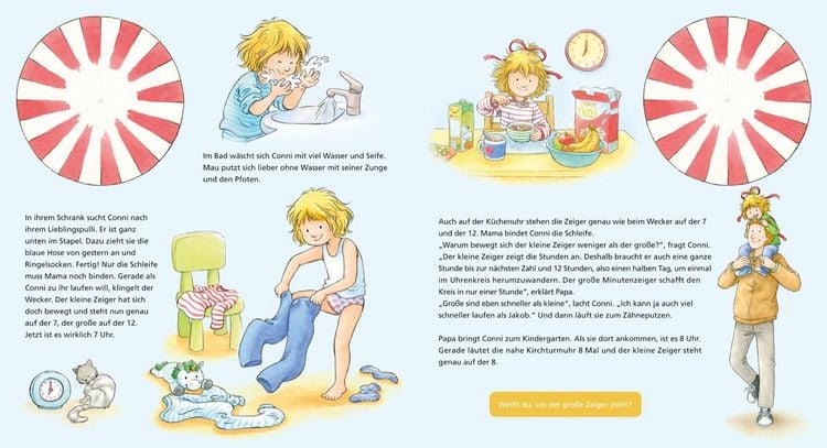 Produktbild: Conni-Pappbilderbuch: Conni lernt die Uhrzeit