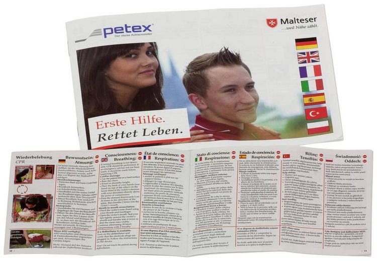 Produktbild: Petex 43930212 Verbandtasche Klettverschluss Kinder, Erwachsene, Baumaschinen, Freizeit (B x H x T) 115 x 70 x 155 mm 1 St.