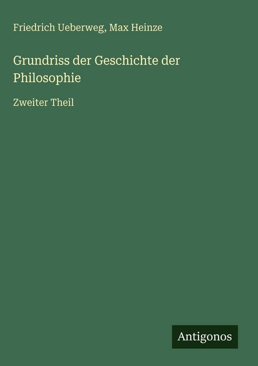 Produktbild: Grundriss der Geschichte der Philosophie