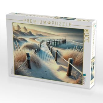 Produktbild: CALVENDO Puzzle Winterliche Ruhe | 1000 Teile Lege-Gr&ouml;&szlig;e 64x48cm Foto-Puzzle f&uuml;r gl&uuml;ckliche Stunden