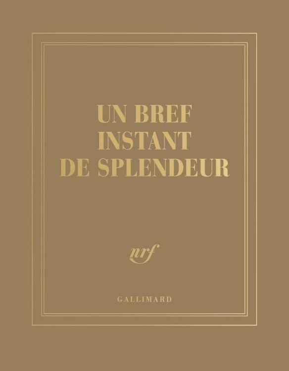 Produktbild: Un bref instant de splendeur : carnet carr&eacute; couleur lign&eacute;