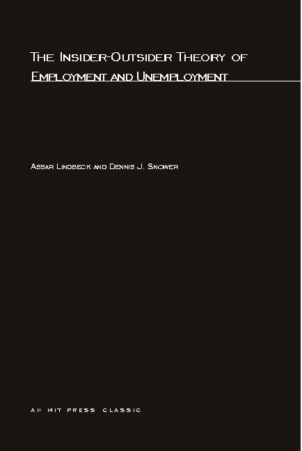 Produktbild: The Insider-Outsider Theory of Employment and Unemployment