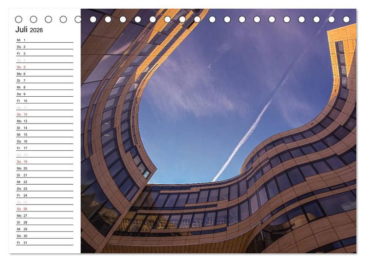 Produktbild: D&uuml;sseldorf - Impressionen (Tischkalender 2026 DIN A5 quer), CALVENDO Monatskalender