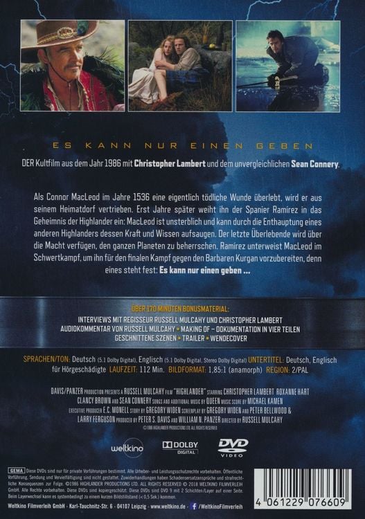 Produktbild: Highlander [2 DVDs]