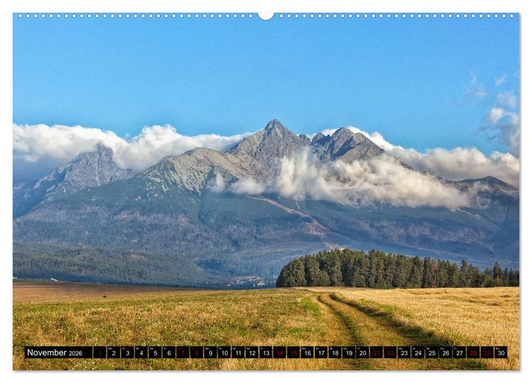 Produktbild: Slowakei - Reise durch das wilde Land (hochwertiger Premium Wandkalender 2026 DIN A2 quer), Kunstdruck in Hochglanz