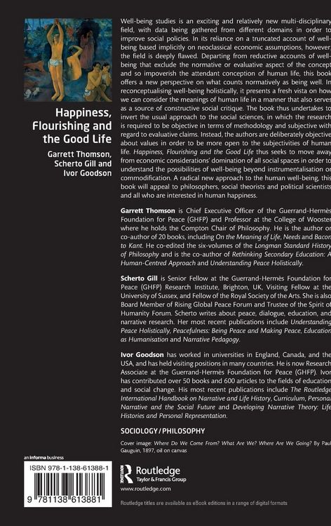 Produktbild: Happiness, Flourishing and the Good Life