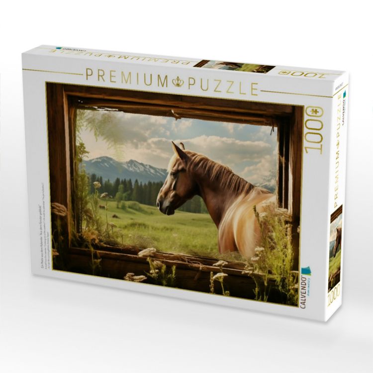 Produktbild: CALVENDO Puzzle Ein Motiv aus dem Kalender "Aus dem Fenster geblickt" | 1000 Teile Lege-Gr&ouml;&szlig;e 64x48cm Foto-Puzzle f&uuml;r gl&uuml;ckliche Stunden