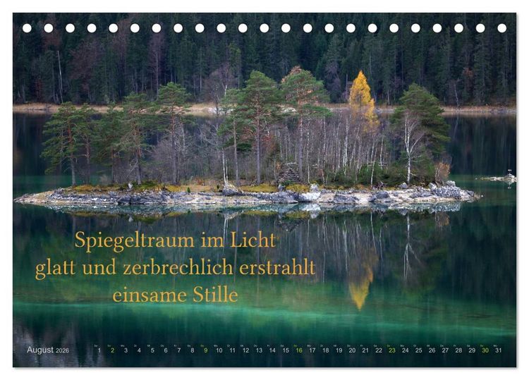 Produktbild: Haiku - Gedichte in 17 Silben (Tischkalender 2026 DIN A5 quer), CALVENDO Monatskalender