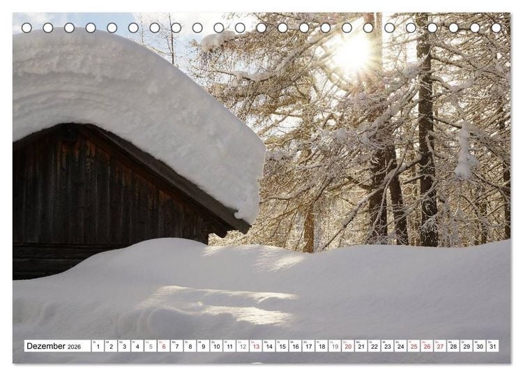 Produktbild: S&uuml;dtirol im Jahreslauf (Tischkalender 2026 DIN A5 quer), CALVENDO Monatskalender