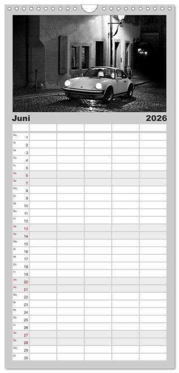 Produktbild: Familienplaner 2026 - Porsche 911 SC mit 5 Spalten (Wandkalender, 21 x 45 cm) CALVENDO