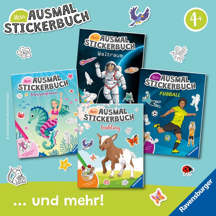 Produktbild: Mein Ausmalstickerbuch - Fr&uuml;hling