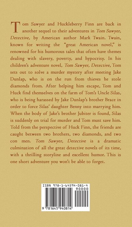 Produktbild: Tom Sawyer, Detective