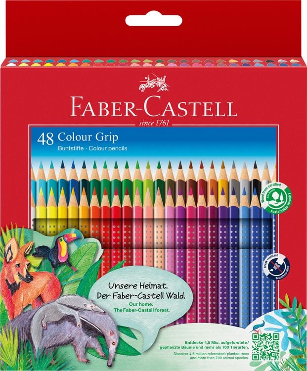 Produktbild: Faber-Castell Buntstifte Colour Grip, 48er Set