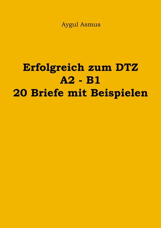 Produktbild: Erfolgreich zum DTZ A2 - B1 20 Briefe mit Beispielen