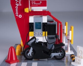 Produktbild: CaDA Shell Tankstelle Bricks