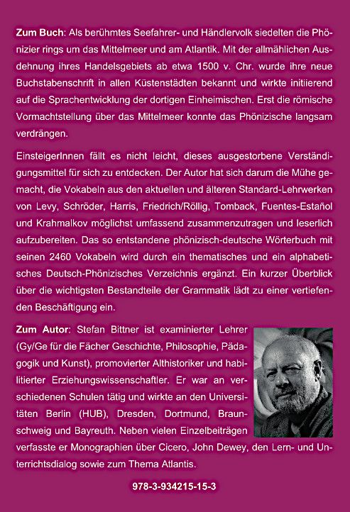 Produktbild: Ph&ouml;nizisches W&ouml;rterbuch mit Punisch, Neupunisch und Kurzgrammatik