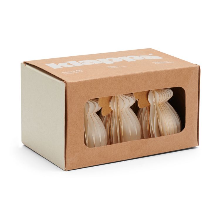 Produktbild: Engel 6er Set Wabendekor 6 cm "wei&szlig;"