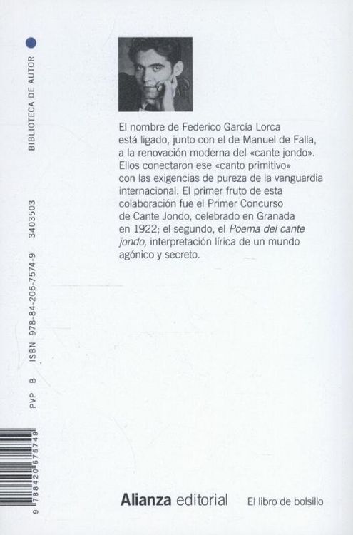 Produktbild: Poema del cante jondo
