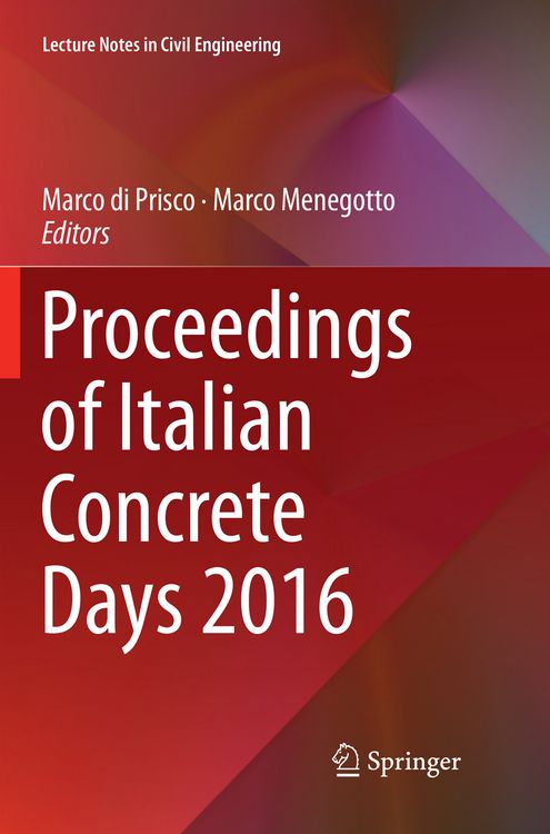 Produktbild: Proceedings of Italian Concrete Days 2016