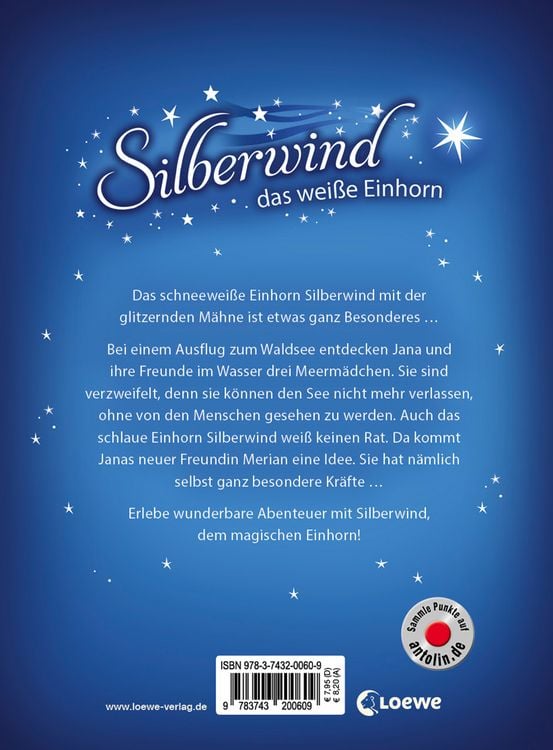 Produktbild: Silberwind, das wei&szlig;e Einhorn (Band 10) - Die Magie der Meerm&auml;dchen