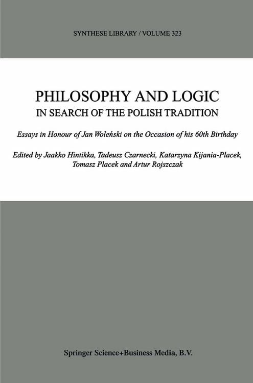 Produktbild: Philosophy and Logic In Search of the Polish Tradition