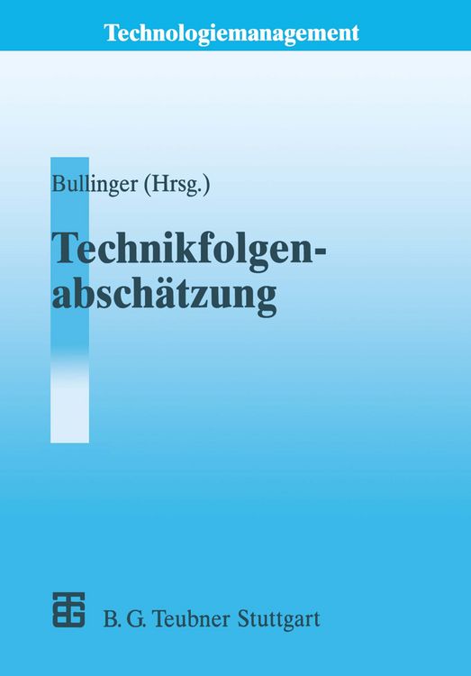 Produktbild: Technikfolgenabsch&auml;tzung (TA)
