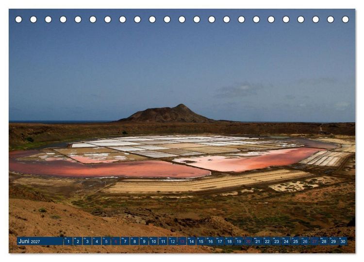 Produktbild: SAL - Kapverdische Insel (Tischkalender 2027 DIN A5 quer), CALVENDO Monatskalender