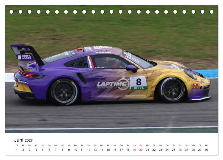 Produktbild: Motorsport aus Zuffenhausen (Tischkalender 2027 DIN A5 quer), CALVENDO Monatskalender