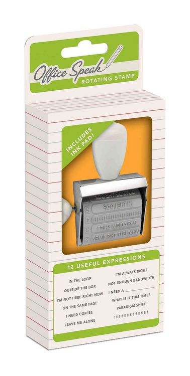 Produktbild: Knock Knock Office Speak: Rotating Stamp