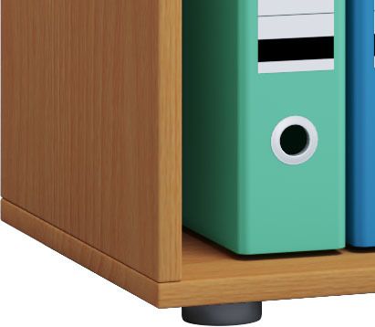 Produktbild: Holz B&uuml;ro Regal B&uuml;cher Ordner Aktenregal Lona 5f