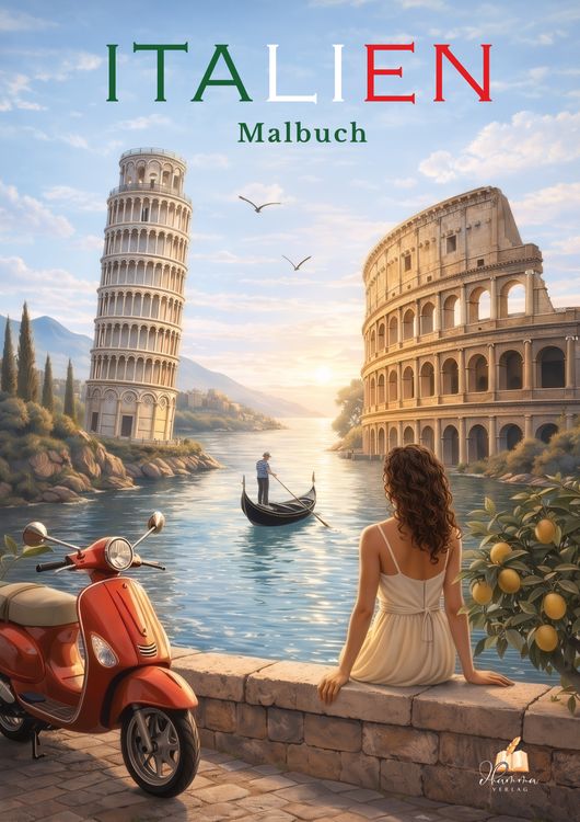 Produktbild: ITALIEN Malbuch f&uuml;r Erwachsene mit 50 wundersch&ouml;nen Ausmalmotiven