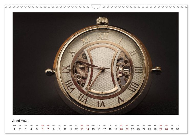 Produktbild: Uhren aus aller Welt - Die Fortsetzung (Wandkalender 2026 DIN A3 quer), CALVENDO Monatskalender