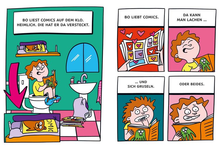 Produktbild: Erstleser Kindercomic: Bo im Klo