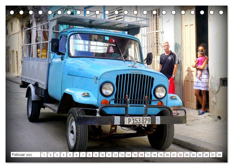 Produktbild: LKW Veteranen - Oldtimer der Marke Dodge in Kuba (Tischkalender 2025 DIN A5 quer), CALVENDO Monatskalender