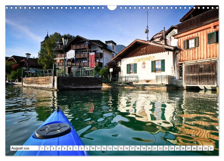 Produktbild: Kajaktour am Wolfgangsee (Wandkalender 2026 DIN A3 quer), CALVENDO Monatskalender