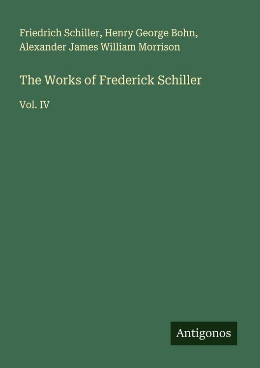 Produktbild: The Works of Frederick Schiller