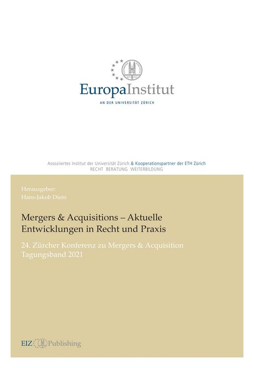 Produktbild: Mergers & Acquisitions &ndash; Aktuelle Entwicklungen in Recht und Praxis